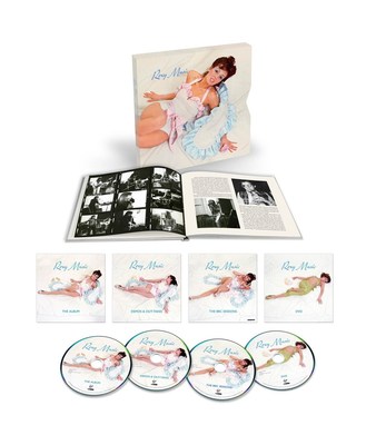 On February 2, 2018, Roxy Music's self-titled 1972 debut album will be released in expanded 45th Anniversary Edition packages by Virgin/UMe, including a 3CD/DVD Super Deluxe Edition box set; a 2CD and digital Deluxe Edition; and a 180-gram vinyl LP Edition.