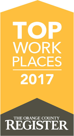 The Orange County Register Names Tevora a Winner of the Orange County 2017 Top Workplaces Award