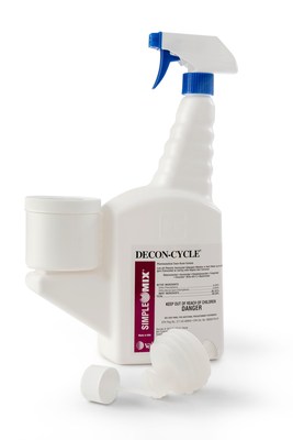 Veltek Associates, Inc. DECON-CYCLE sprayer bottle and wide-mouth jar combo package