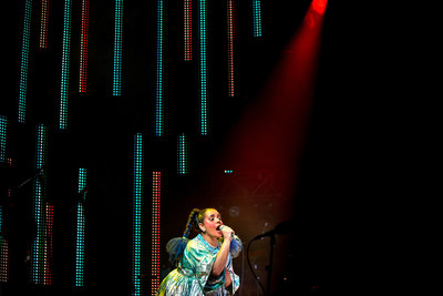 Chris Donovan, the 2017 Tom Hanson Photojournalism Award winner, captured this photo of Lido Pimienta performing during the Polaris Prize Gala at The Carlu in Toronto on September 18, 2017, for The Canadian Press. (THE CANADIAN PRESS/Chris Donovan) (CNW Group/Canadian Journalism Foundation)