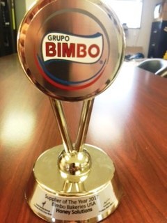 Grupo Bimbo Names Honey Holding "Supplier of the Year" for the United States