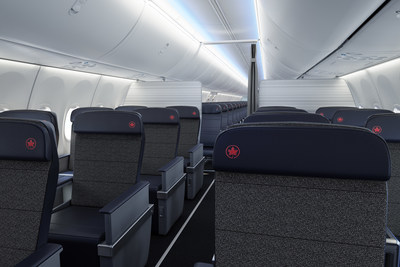 Classe affaires du 737 MAX d'Air Canada (Groupe CNW/Air Canada)