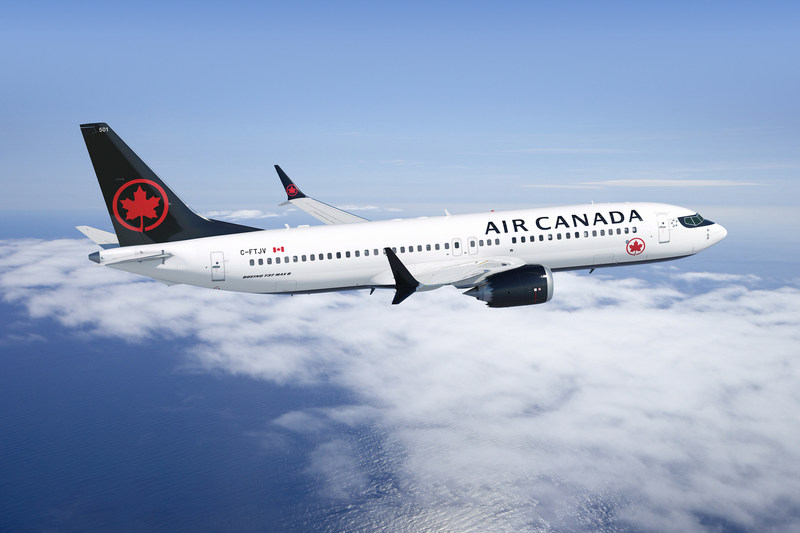 737 MAX de Boeing d’Air Canada (Groupe CNW/Air Canada)