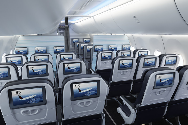 Système de divertissements à bord du 737 MAX de Boeing d’Air Canada (Groupe CNW/Air Canada)