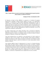 Chile and RNAO celebrate agreement to implement clinical best practice guidelines based on evidence (CNW Group/Registered Nurses' Association of Ontario)