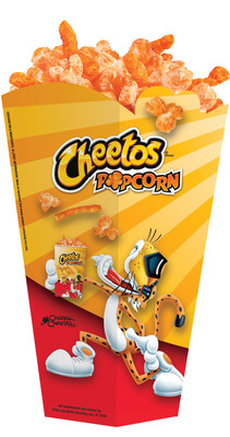 Cheetos Popcorn, featuring Cheetos-flavored popcorn mixed with Crunchy Cheetos, will debut December 15 at Regal Cinemas nationwide