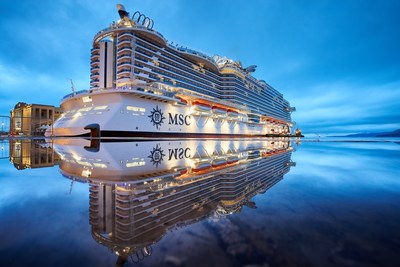 MSC Seaside, MSC Cruises' revolutionary new flagship, has been named "Best New Ship" by Cruise Critic just before her arrival to the U.S. on December 21.