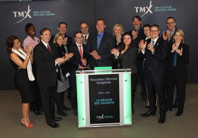 Nouveau Monde Graphite Inc. Opens the Market (CNW Group/TMX Group Limited)