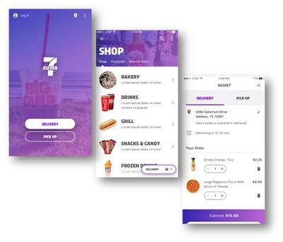 7-Eleven, Inc. is testing on-demand ordering for delivery or in-store pickup at select Dallas stores with its new 7-ElevenNOW smartphone app. Currently being tested in 10 downtown and uptown 7-Eleven stores, 7-ElevenNOW is expected to roll out to other U.S. locations in 2018.