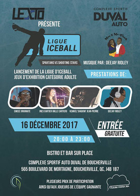 Nouveau sport cr au Qubec : Iceball, brise la glace ! (Groupe CNW/Lexto inc.)