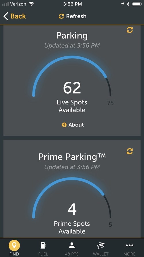Pilot Flying J's myPilot app now delivers Live Parking for its guests to view parking space availability in real-time at select Pilot Flying J locations.