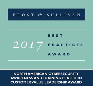 KnowBe4 Is Recognized by Frost &amp; Sullivan as a Customer Value Leader for Its Cybersecurity Training Platform