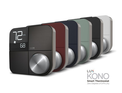 KONO Smart’s designer look gives the homeowner an opportunity to personalize their thermostat with its exclusive Décor-snap™ covers. Equipped with today’s best-in-class smart features, KONO integrates seamlessly with the top three voice assistants including Amazon Alexa, Apple HomeKit™ and the Google Assistant. KONO Smart brings Zero Degrees of Difficulty™ with a new level of ease, personalization and design.