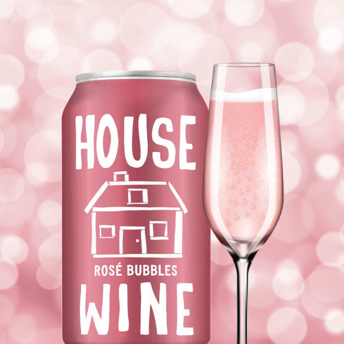 POP, SPARKLE, SIP House Wine Rosé Bubbles Are Just in Time for Holiday