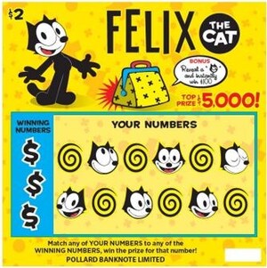 Pollard Banknote Announces 'Purrfect' New Addition to Its Licensed Brands Portfolio - Felix the Cat