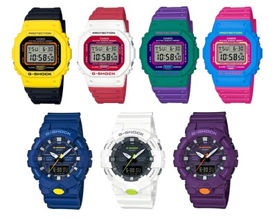 The DW5600 Throwback 1983 Collection And New GA800 Colorways