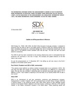 SDX Energy Inc. - Update on drilling operations in Morocco