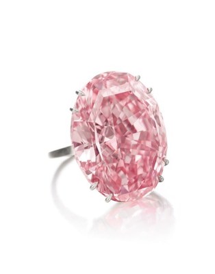 Sothebys led the global auction market for jewelry in 2017 with sales totaling $551.3 million.  The top lot of year was the  The “CTF Pink Star”, a Fancy Vivid Pink Internally Flawless diamond weighing 59.60 carats that sold for $71.2 million ($1,194,505 per carat) in Hong Kong this April, a new world auction record for any diamond or gemstone.