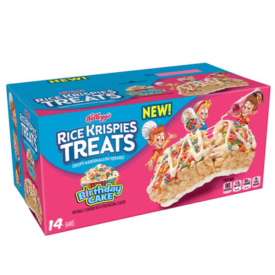 Rice Krispies Treats introduces Birthday Cake flavored treats to help make every day a little more celebratory!