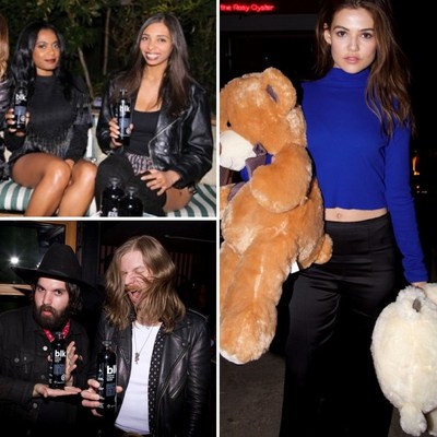 blk.® partnered with Flaunt magazine for a holiday party and toy drive at The Hollywood Roosevelt in Los Angeles on Thursday, Dec. 14, 2017. Over 500 toys were collected from the crowd of influencers, socialites and celebrities. Items will be donated to Los Angeles Mission, a nonprofit shelter for men, women and children in need. Cases of blk.®’s fresh alkaline water infused with fulvic minerals were also donated to the organization. To learn more and purchase blk.®, visit www.getblk.com.