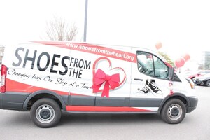 Home State Health Donates Van To Shoes From The Heart
