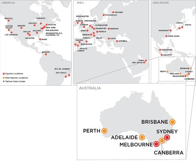 Equinix to expand national footprint in Australia, will add 10 data centers with four new metros