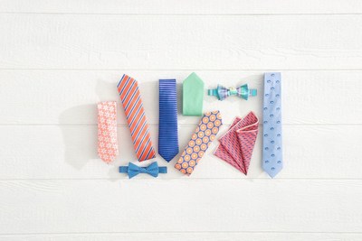 Southern Tide partners with Harry Bachrach on neckwear and pocket squares.