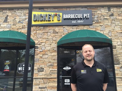 Shannon Skains opens his second Dickey's Barbecue Pit location in Buford, GA.