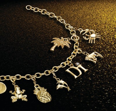 The iconic Diamonds International charm bracelet and collectible island-inspired charms have been a favorite Caribbean keepsake with Cruise ship travelers for 20 years. Over 1 million charm bracelets are given out annually.