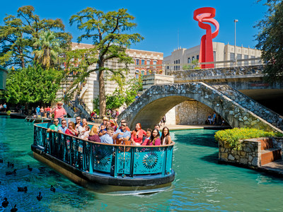 New river barges recently debuted on the San Antonio River Walk, with tours operated by Go Rio San Antonio River Cruises.