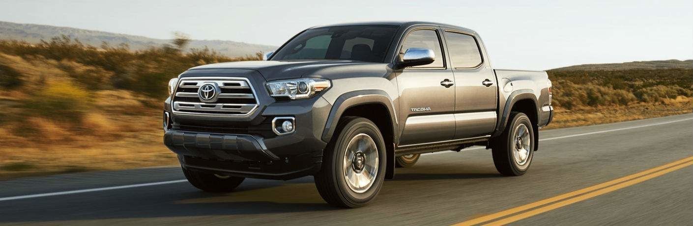 The 2018 Toyota Tacoma is a midsize pickup truck that is available now to residents of Palatine, Illinois and the surrounding area courtesy of Arlington Toyota.