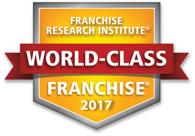 Ziebart Corporation is awarded Franchise Research Institute World Class Franchise.