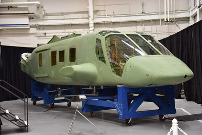 Spirit AeroSystems delivered the complete fuselage to Bell in the fall of 2015 from its Rapid Prototype facility in Wichita, Kansas.