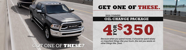 Ram truck owners interested in competitively priced oil changes, tire alignment, or a DOT inspection in the Twin Cities area may want to take advantage of current coupons available at the Fury Ram Truck Center in Lake Elmo, Minnesota.