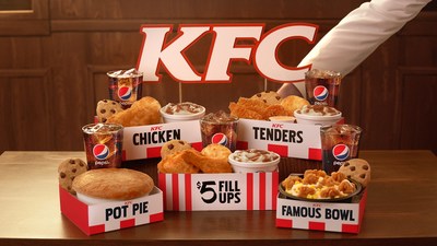 By not spending money on a celebrity Colonel, KFC is saving money on its Value campaign, allowing the brand to continue to offer complete meals that won’t break the bank, such as delicious, hand-prepared pot pies for $3.99 starting December 26 and the various $5 Fill Up combinations.