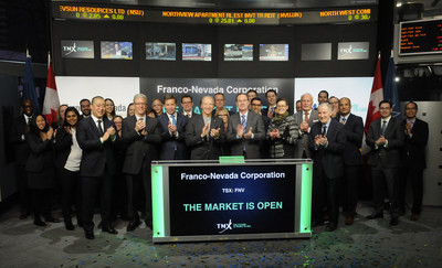Franco-Nevada Corporation Opens the Market (CNW Group/TMX Group Limited)