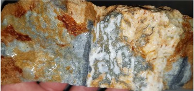 Epithermal-style quartz-pyrite vein (CNW Group/Northern Shield Resources Inc.)