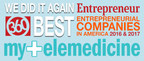 MyTelemedicine Listed Among Entrepreneur Magazine's "Best Entrepreneurial Companies in America" for Second Year