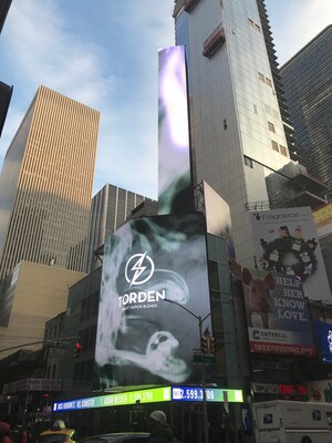 Torden Brands' Takes Times Square by Storm with "Striking" Billboards