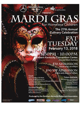 2018 Mardi Gras, presented by Mercedes-Benz of Fort Mitchell, poster winner