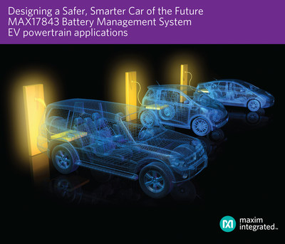 Maxim Integrated's MAX17843 battery management system enables a safer, smarter car of the future