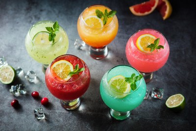 Refreshing and beautifully crafted cocktails in Taco Bell restaurants in Shanghai