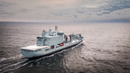 Le nouveau navire-mère de la Marine royale canadienne met les voiles dans le délai imparti et selon le budget établi