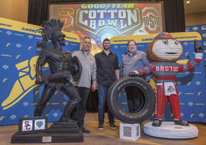 Goodyear Reimagines Mascots as Giant Tire Sculptures