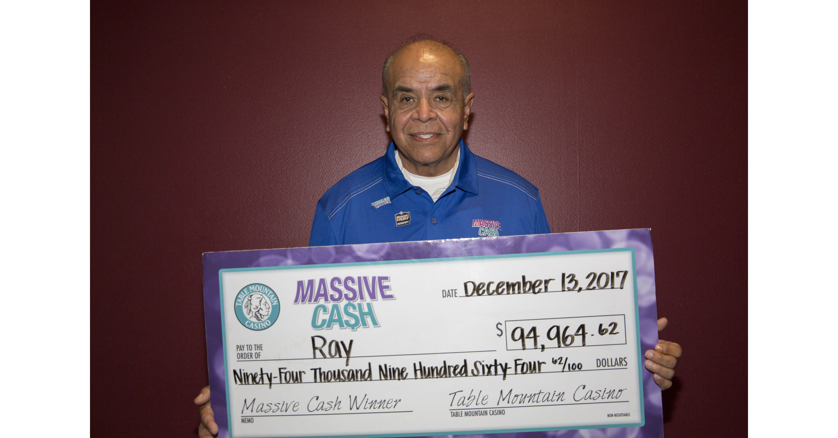 Massive Cash Jackpot Winners At Table Mountain Casino Make December