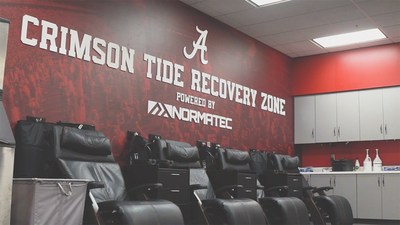 Inside the Recovery Zone Powered by NormaTec at the University of Alabama