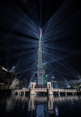 艾玛尔的“点亮2018”迪拜市区盛大庆典为阿联酋喜迎2018新年，也是对阿联酋“扎耶德年”的欢庆。