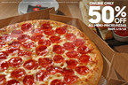 Pizza Hut® Kicks-Off 2018 With 50 Percent Off Online Orders