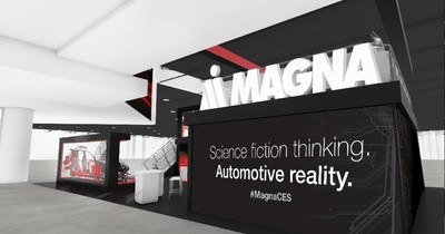 At CES 2018, visitors to the Magna booth (#7506 in North Hall LVCC) will get an interactive glimpse into the car of the future. (CNW Group/Magna International Inc.)