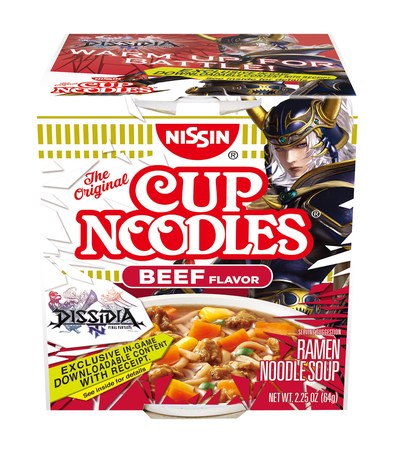 Nissin Cup Noodles teams-up with DISSIDIA FINAL FANTASY NT on limited-edition products offering exclusive in-game downloadable content